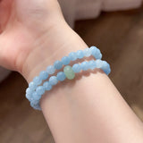 Natural Stone Double Stacked Bracelet